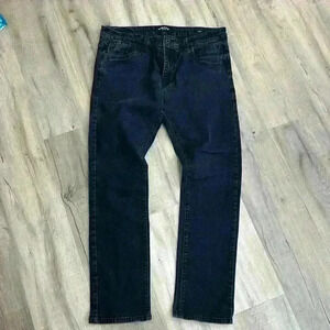 Black Kenneth Cole, New York slim fit 36 x 32 black jeans with pockets